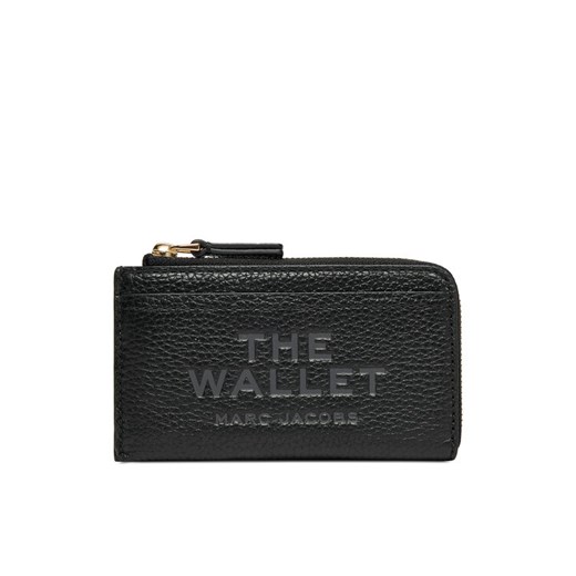 Portfel Marc Jacobs The Leather Top Zip Multi 2S4SMP010S02 Czarny ze sklepu eobuwie.pl w kategorii Portfele damskie - zdjęcie 186100376