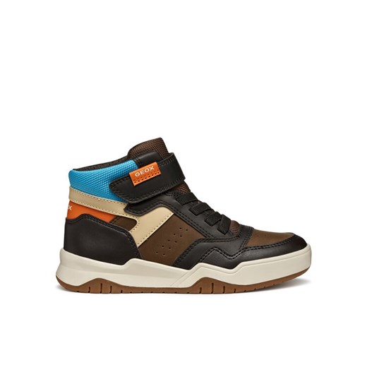 Sneakersy Geox J Perth J367RF 0MEFU C0740 D Brązowy - id: 0000305273383 - marki Geox - 186100409 Sneakersy Geox J Perth J367RF 0MEFU C0740 D Brązowy ze sklepu eobuwie.pl w kategorii Buty sportowe dziecięce - zdjęcie 186100409