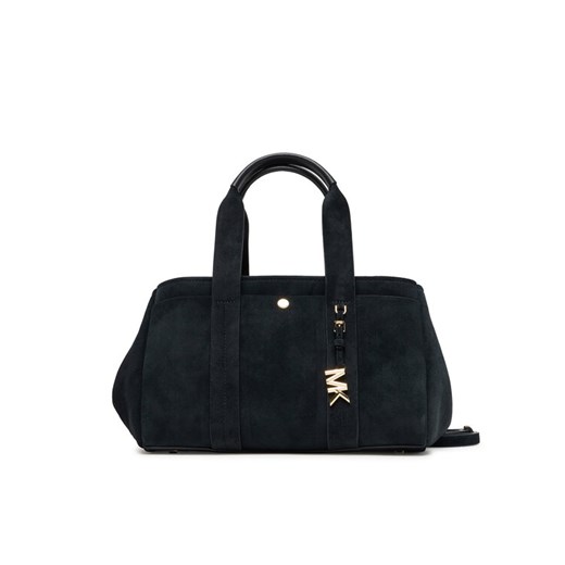 Torebka MICHAEL Michael Kors Romee 30F5G1ZS1S Czarny ze sklepu eobuwie.pl w kategorii Kuferki - zdjęcie 186100435