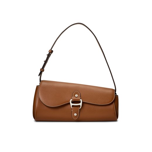 Torebka LAUREN RALPH LAUREN 431977487001 Brązowy ze sklepu eobuwie.pl w kategorii Listonoszki - zdjęcie 186100446