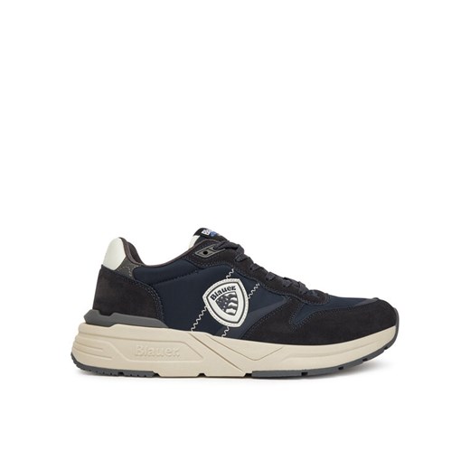Sneakersy Blauer F5RAY01/NYN Granatowy ze sklepu eobuwie.pl w kategorii Buty sportowe męskie - zdjęcie 186100455