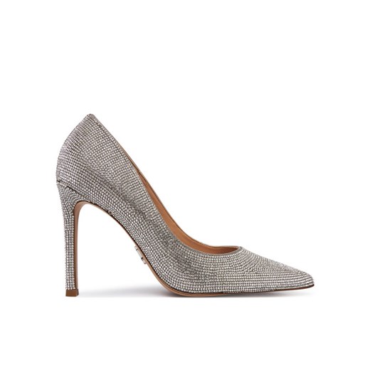 Szpilki Steve Madden Thrive-R SM11004880 Srebrny ze sklepu eobuwie.pl w kategorii Czółenka - zdjęcie 186100456
