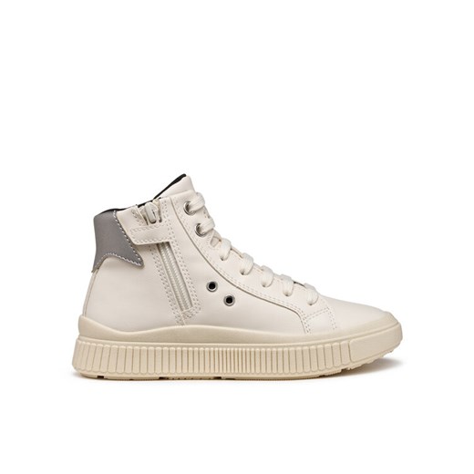 Sneakersy Geox J Laquinny J56M3A 000BC C1M1W S Écru ze sklepu eobuwie.pl w kategorii Buty sportowe dziecięce - zdjęcie 186100508