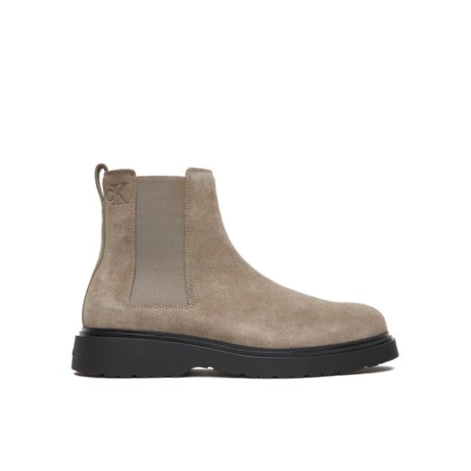 Sztyblety Calvin Klein Combat Ess Chelsea Boot Su YM0YM01372 Beżowy ze sklepu eobuwie.pl w kategorii Buty zimowe męskie - zdjęcie 186100528