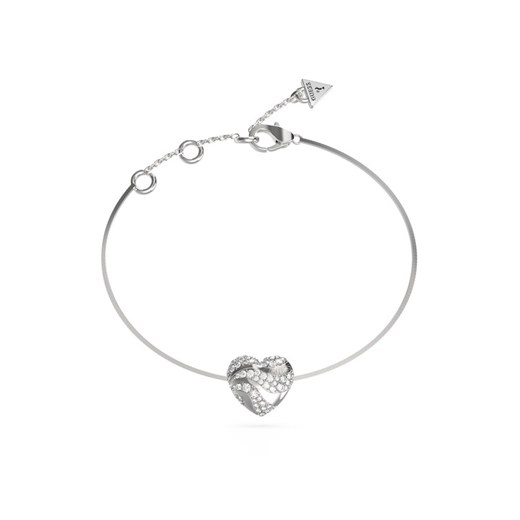 Bransoletka Guess JUBB04 502JW Srebrny ze sklepu eobuwie.pl w kategorii Bransoletki - zdjęcie 186100545
