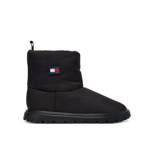 Śniegowce Tommy Jeans Tjw Snow Boot EN0EN02823 Czarny ze sklepu eobuwie.pl w kategorii Śniegowce damskie - zdjęcie 186100555