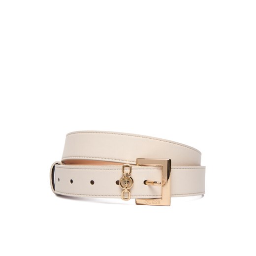 Pasek Damski Guess BW9293 P5430 Écru ze sklepu eobuwie.pl w kategorii Paski damskie - zdjęcie 186100609