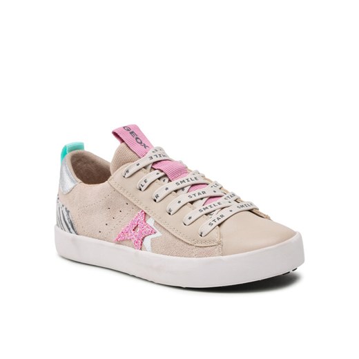 Sneakersy Geox J Kilwi G. A J25D5A 022BC C5000 M Beżowy - id: 0000209387162 - marki Geox - 186100696 Sneakersy Geox J Kilwi G. A J25D5A 022BC C5000 M Beżowy ze sklepu eobuwie.pl w kategorii Trampki dziecięce - zdjęcie 186100696