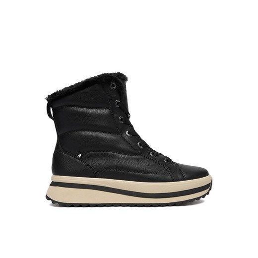 Trzewiki Rieker CEO-W3872-00 Czarny ze sklepu eobuwie.pl w kategorii Botki - zdjęcie 186100719