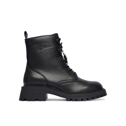 Trapery Pepe Jeans Stacy Play W PLS500022 Czarny ze sklepu eobuwie.pl w kategorii Workery damskie - zdjęcie 186100725