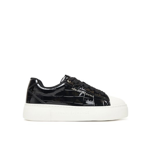Trampki Armani Exchange XW001661 AF17477 UC001 Czarny ze sklepu eobuwie.pl w kategorii Trampki damskie - zdjęcie 186100837