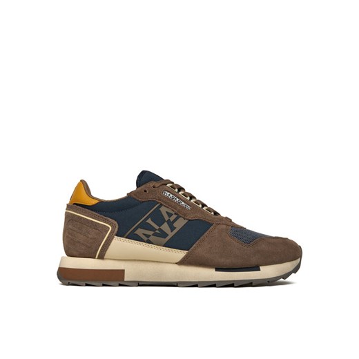 Sneakersy Napapijri Virtus  NP0A88XU Brązowy ze sklepu eobuwie.pl w kategorii Buty sportowe męskie - zdjęcie 186100868