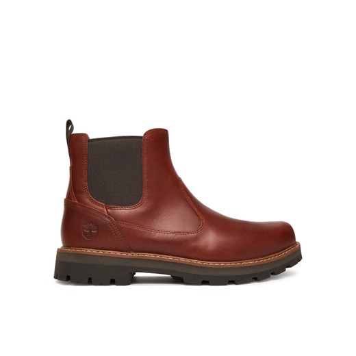 Sztyblety Timberland Britton Road Chelsea TB0A6A4WA1G1 Brązowy ze sklepu eobuwie.pl w kategorii Buty zimowe męskie - zdjęcie 186100995