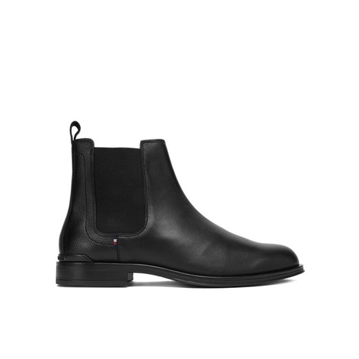 Sztyblety Tommy Hilfiger Corporate Cheslea FM0FM05578 Czarny ze sklepu eobuwie.pl w kategorii Buty zimowe męskie - zdjęcie 186100999