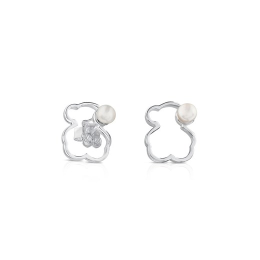 Kolczyki TOUS Silueta  1000091300 Srebrny ze sklepu eobuwie.pl w kategorii Kolczyki - zdjęcie 186101135