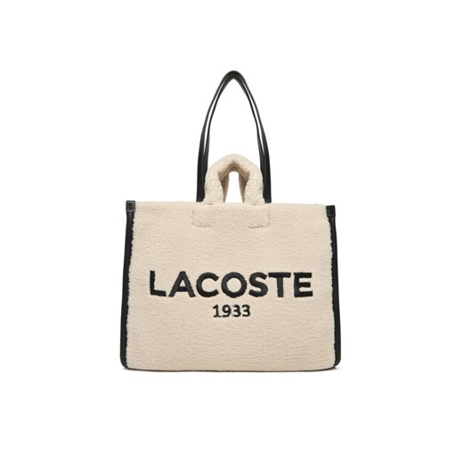 Torebka Lacoste NU5117HX Écru ze sklepu eobuwie.pl w kategorii Torebki damskie - zdjęcie 186101137