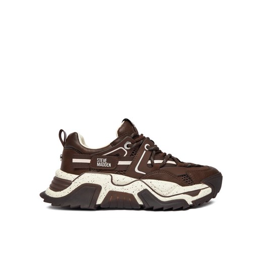 Sneakersy Steve Madden Kingdom 2 SM11004870 Brązowy ze sklepu eobuwie.pl w kategorii Buty sportowe damskie - zdjęcie 186101206