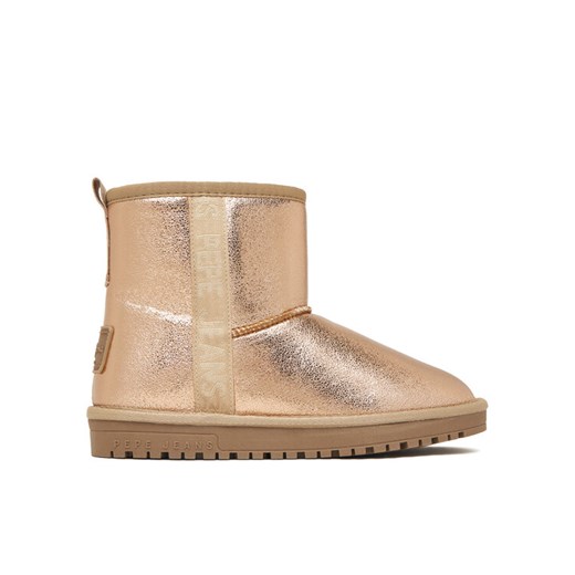 Śniegowce Pepe Jeans Diss Party G PGS500004 Złoty ze sklepu eobuwie.pl w kategorii Buty zimowe dziecięce - zdjęcie 186101239