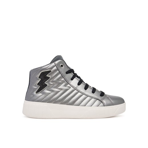 Sneakersy Geox J Mikiroshi J56DVE 000NF C1009 D Srebrny ze sklepu eobuwie.pl w kategorii Buty sportowe dziecięce - zdjęcie 186101258