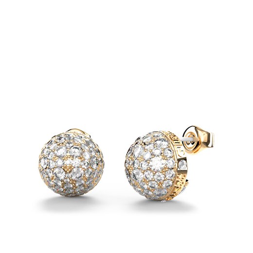 Kolczyki Guess JUBE04 457JW Złoty Guess OS eobuwie.pl