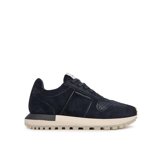 Sneakersy Emporio Armani EM003740 AF19728 ZB005 Granatowy ze sklepu eobuwie.pl w kategorii Buty sportowe męskie - zdjęcie 186101485
