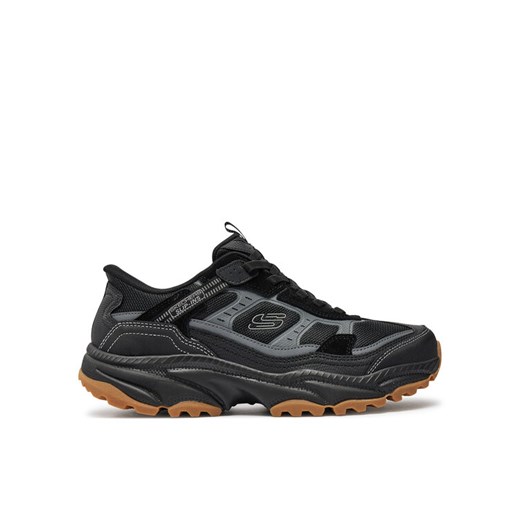 Trekkingi Skechers Slip-ins Vigor AT 237744/BBK Czarny ze sklepu eobuwie.pl w kategorii Buty trekkingowe męskie - zdjęcie 186101495