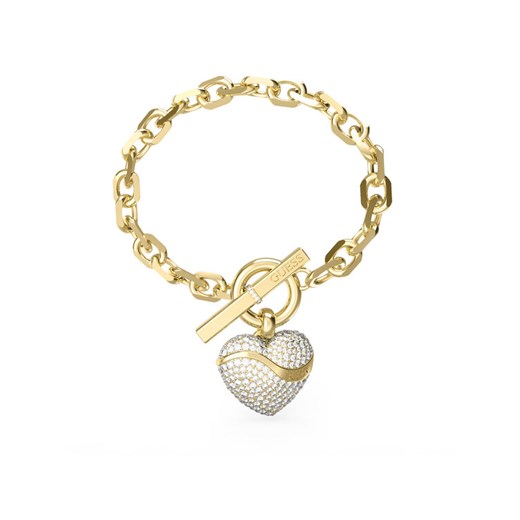 Bransoletka Guess JUBB0449 6JW Złoty - id: 0000304502651 - marki Guess - 186101528 Bransoletka Guess JUBB0449 6JW Złoty ze sklepu eobuwie.pl w kategorii Bransoletki - zdjęcie 186101528