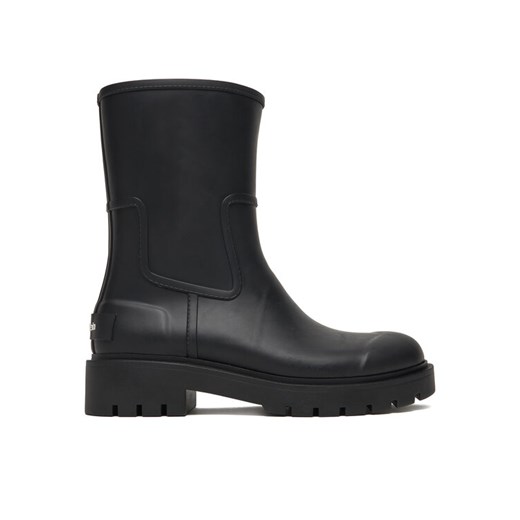 Kalosze Calvin Klein Jeans Mid Rainboot YW0YW02004 Czarny ze sklepu eobuwie.pl w kategorii Kalosze damskie - zdjęcie 186101548