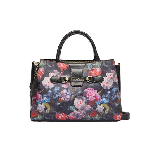 Torebka Laura Vita Ayna 01 Czarny ze sklepu eobuwie.pl w kategorii Kuferki - zdjęcie 186101558