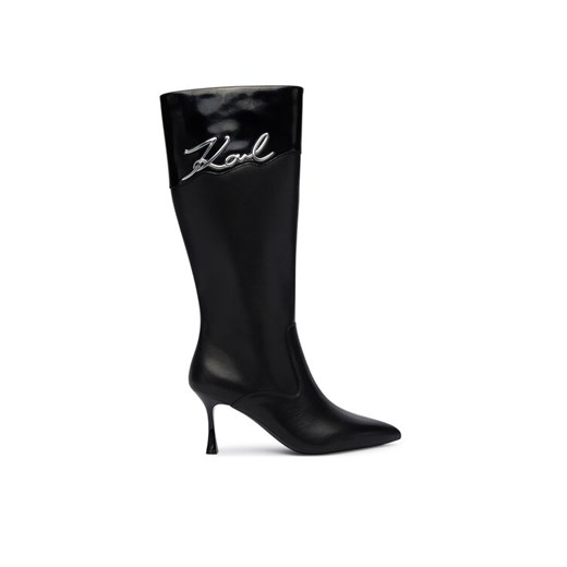 Kozaki KARL LAGERFELD KL32775 Czarny Karl Lagerfeld 40 eobuwie.pl