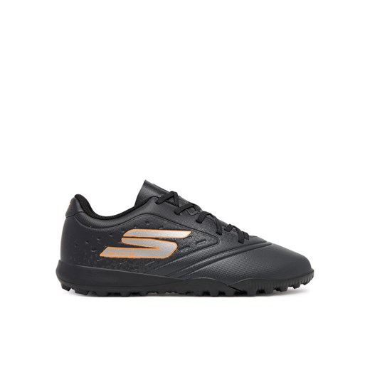 Buty do piłki nożnej Skechers Razor 1.5 Jr Youth TF 252061L BKOR Czarny ze sklepu eobuwie.pl w kategorii Buty sportowe dziecięce - zdjęcie 186101739