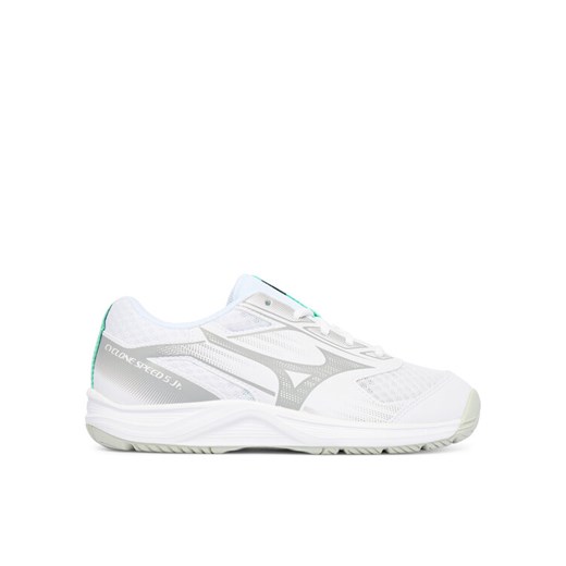 Buty halowe Mizuno Cyclone Speed 5 Jr. V1GD2511 Biały ze sklepu eobuwie.pl w kategorii Buty sportowe dziecięce - zdjęcie 186101866