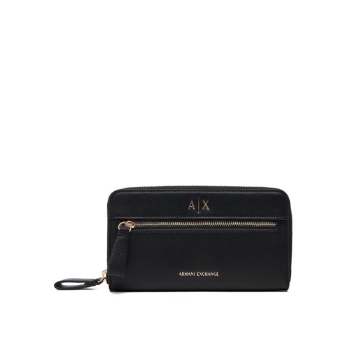 Portfel Armani Exchange XW002124 AF17117 UC001 Czarny ze sklepu eobuwie.pl w kategorii Portfele damskie - zdjęcie 186101895