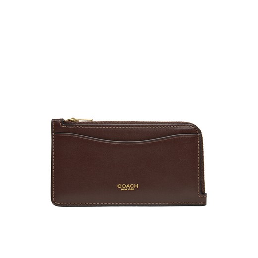 Etui na karty kredytowe Coach CZ112 Brązowy ze sklepu eobuwie.pl w kategorii Etui - zdjęcie 186101915