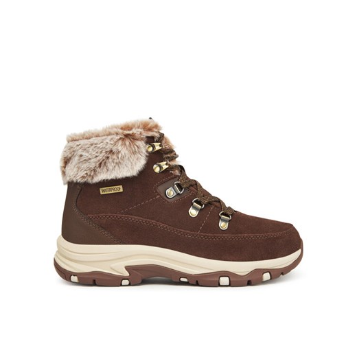 Trekkingi Skechers Trego 167882/CHOC Brązowy ze sklepu eobuwie.pl w kategorii Buty trekkingowe damskie - zdjęcie 186101949