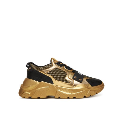 Sneakersy Versace Jeans Couture 79YA3SC4 Czarny ze sklepu eobuwie.pl w kategorii Buty sportowe męskie - zdjęcie 186101997