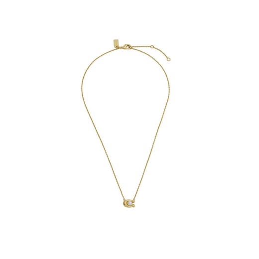 Naszyjnik Coach 37341916 Złoty - id: 1200122293079 - marki Coach - 186102039 Naszyjnik Coach 37341916 Złoty ze sklepu eobuwie.pl w kategorii Naszyjniki - zdjęcie 186102039