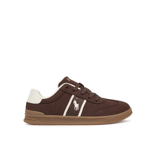 Sneakersy Polo Ralph Lauren Heritage Court III T-Toe RL03353201 Brązowy ze sklepu eobuwie.pl w kategorii Buty sportowe dziecięce - zdjęcie 186102087