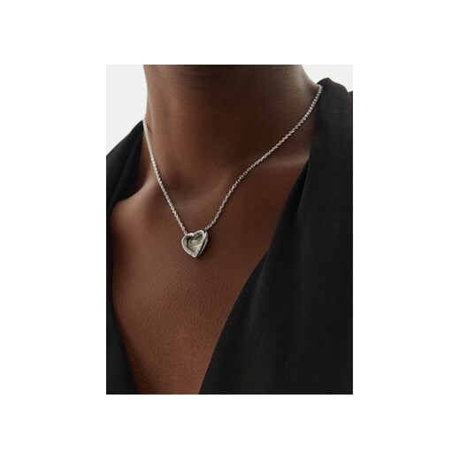 Naszyjnik Guess JUBN04 606JW Srebrny Guess OS eobuwie.pl