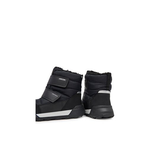 Śniegowce Geox J Trekkyup B Abx J46MBF 0FU54 C9999 S Czarny Geox 35 eobuwie.pl