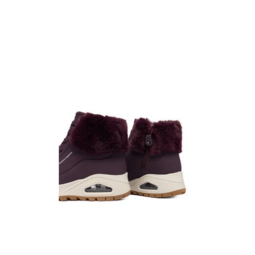 Botki Skechers Uno Rugged 167274/WINE Bordowy Skechers 35_5 eobuwie.pl