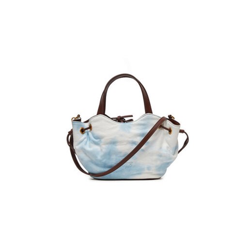 Torebka Pinko Pagoda Small Shopper PE 24 PLTT 102910 A1MB Błękitny Pinko OS eobuwie.pl
