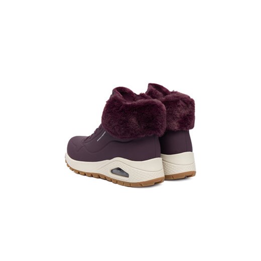 Botki Skechers Uno Rugged 167274/WINE Bordowy Skechers 39_5 eobuwie.pl