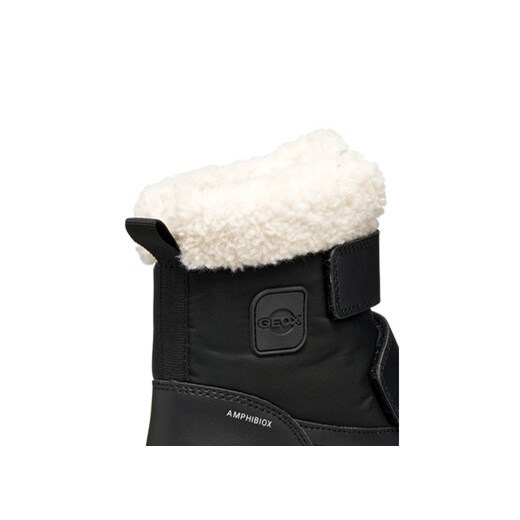 Śniegowce Geox J Flexyper B Ab J46APC 0BCFU C9999 D Czarny Geox 36 eobuwie.pl