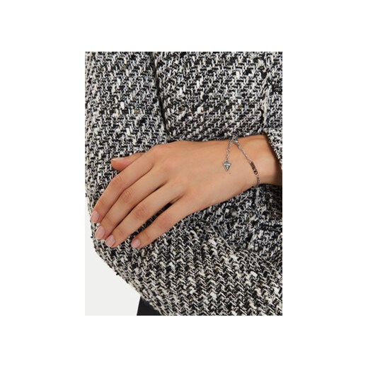 Bransoletka Guess JUBB04 414JW Srebrny Guess S eobuwie.pl