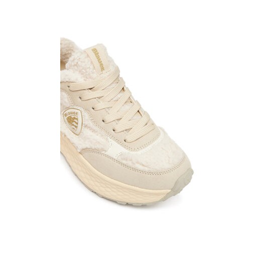 Sneakersy Blauer F5LYNN02/FUR Beżowy 40 eobuwie.pl