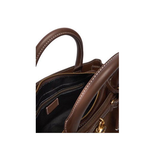 Torebka Tommy Hilfiger American Icon Mini Tote Suede Le AW0AW18202 Brązowy Tommy Hilfiger OS eobuwie.pl