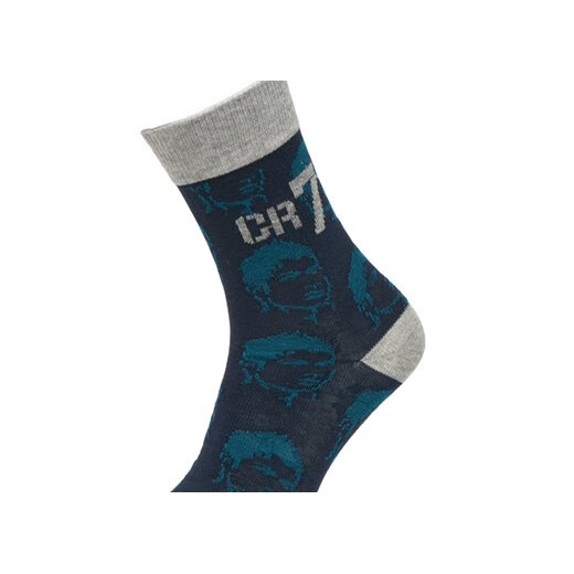 Zestaw 3 par wysokich skarpet dziecięcych Cristiano Ronaldo CR7 8470-80 Kolorowy 35_39 eobuwie.pl