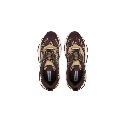 Sneakersy Steve Madden SM11004652 Brązowy Steve Madden 39 eobuwie.pl