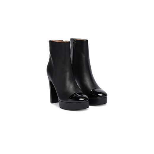 Botki Guess FLFRNT LEA10 Czarny Guess 36 eobuwie.pl